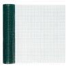 Siatka hodowlana zgrzewana 1 x 5 m zielona metalowa powlekana PVC