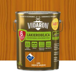 Lakierobejca Ochronno-dekoracyjna 4.5 l Orzech włoski Vidaron