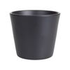 Osłonka na doniczkę 22 cm ceramiczna szara
