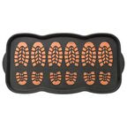 Ociekacz na buty 40 x 80 cm gumowy czarny INSPIRE