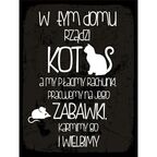 Obraz KOT 40 cm x 30 cm
