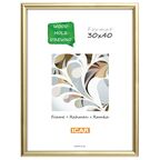 Ramka na zdjęcia DRI HIT 30 x 40 cm złota drewniana