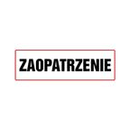 Znak informacyjny ZAOPATRZENIE