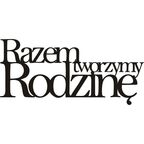 Samoprzylepne hasło welurowe RAZEM TWORZYMY RODZINĘ 32 x 19 cm SPLENDID