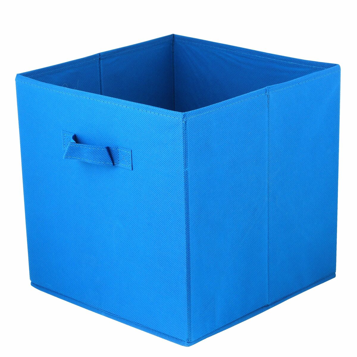 Pudełko tekstylne Kub 31 x 31 x 31 cm ciemnoniebieskie
