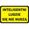 Naklejka INTELIGENTNI LUDZIE