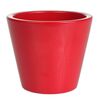 Osłonka na doniczkę 14 cm ceramiczna wiśniowa