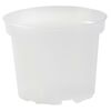 Doniczka plastikowa 19 cm bezbarwna