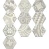 Gres szkliwiony HEXAGON CEMENTO ICE MISTO CERAMIKA PILCH TRADE