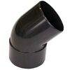 Kolanko rynnowe 80 mm/45° Brązowe SCALA PLASTICS