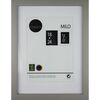 Ramka na zdjęcia MILO 18 x 24 cm srebrna MDF INSPIRE