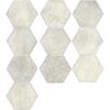Gres szkliwiony HEXAGON CEMENTO ICE MISTO TEX CERAMIKA PILCH TRADE