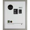 Ramka na zdjęcia MILO 24 x 30 cm srebrna MDF INSPIRE
