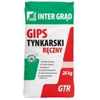 Gips tynkarski ręczny GTR biały worek INTER GRĄD