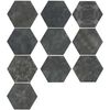 Gres szkliwiony HEXAGON CEMENTO SMOKE MISTO CERAMIKA PILCH TRADE