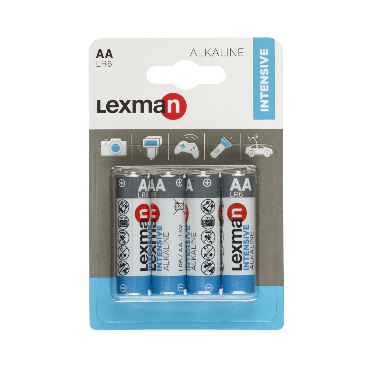 Bateria alkaliczna LR6/AA 4 SZT. LEXMAN
