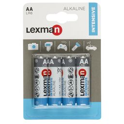 Bateria alkaliczna LR6/AA 4 SZT. LEXMAN