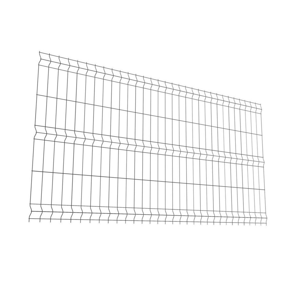 Panel ogrodzeniowy 3D 123x250 cm antracytowy Polargos