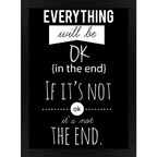Obraz EVERYTHING WILL BE OK 21 x 29.7 cm