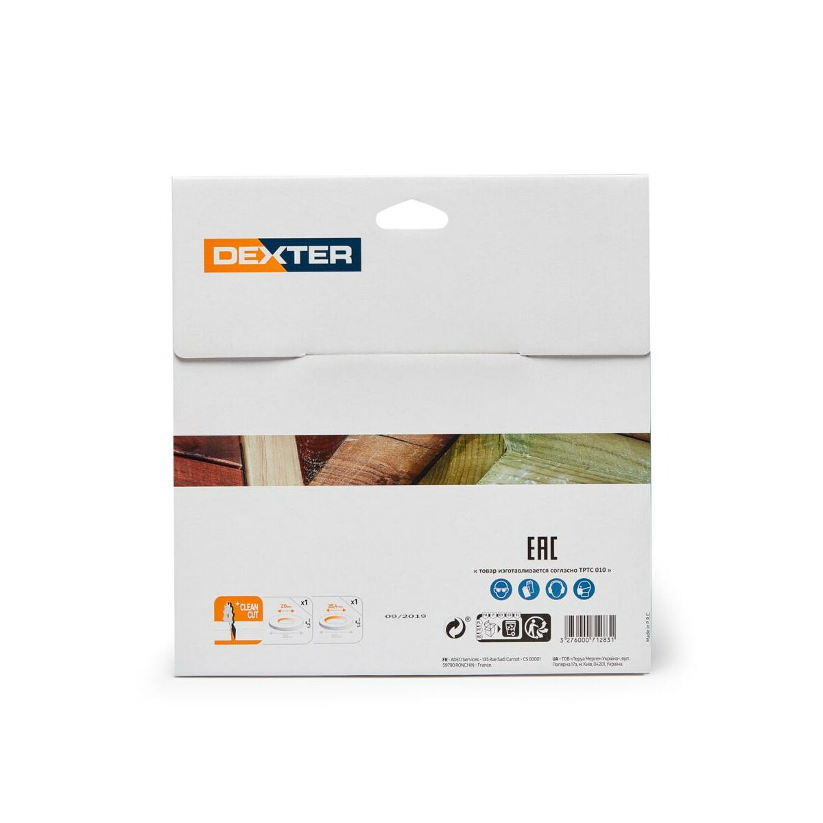 Tarcza do cięcia DREWNA 210 x 30 mm 60T DEXTER