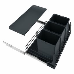 System koszy wysuwanych 3 x 15 l Delinia iD