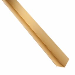 Kątownik aluminiowy 1m 19.5x19.5 mm połysk mosiądz Standers