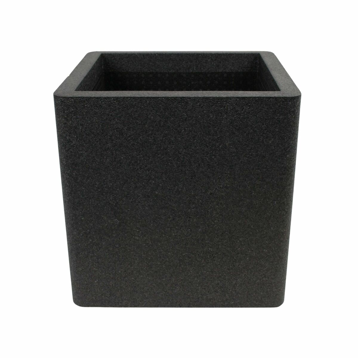 Donica plastikowa IQ Cube 48x48 cm czarna Cermax