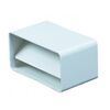 Łącznik kanału wentylacyjnego z zaworem zwrotnym PŁASKI 55 x 110 mm EQUATION