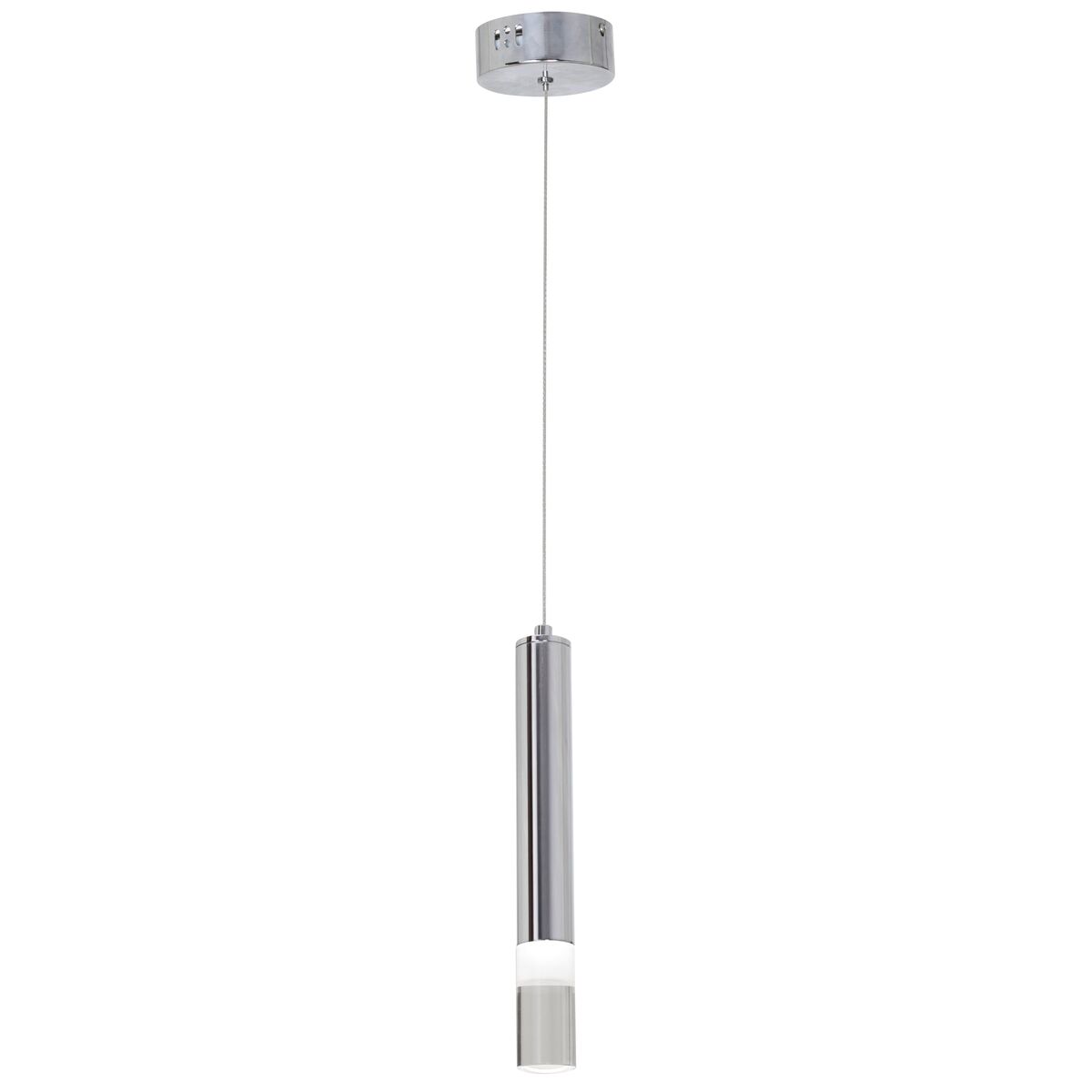 Lampa wisząca Ice chrom LED Eko-Light