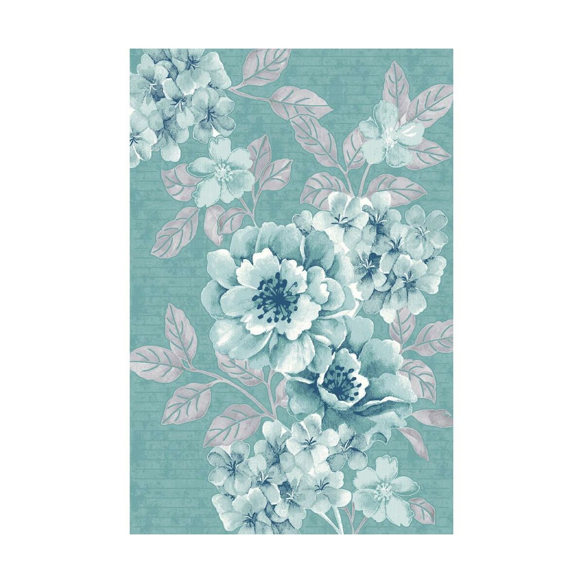 Dywan Maxim Kwiaty niebieski 160 x 230 cm