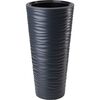 Doniczka plastikowa 30 cm antracytowa SAHARA SLIM FORM-PLASTIC