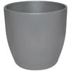 Doniczka ceramiczna 18 cm szara EMI CERAMIK