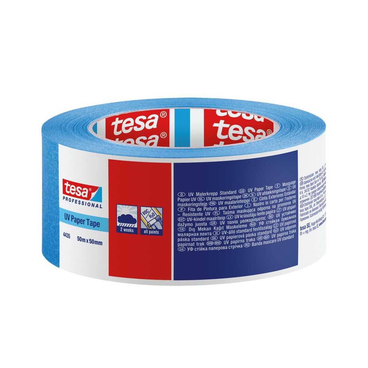 Taśma malarska UV Paper Tape 50 mm x 50 m Tesa