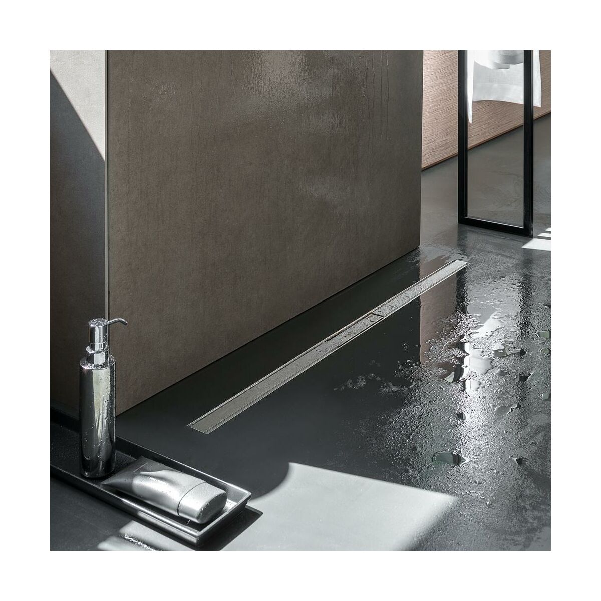 Odpływ liniowy prysznicowy Cleanline20 30-90 cm czarny Geberit