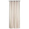 Zasłona gotowa DIAMENTICA kolor Taupe 140 x 260 cm Kółka 190 g/m² INSPIRE