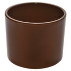 Osłonka ceramiczna 28 cm brązowa WALEC CERAMIK