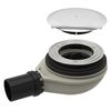 Syfon BRODZIKOWY D90/H60 chrom GEBERIT