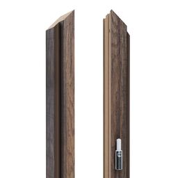 Baza lewa ościeżnicy stałej orzech San Marino 90 mm Perfect Door