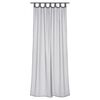 Firana na szelkach POLY 140 x 245 cm szara INSPIRE