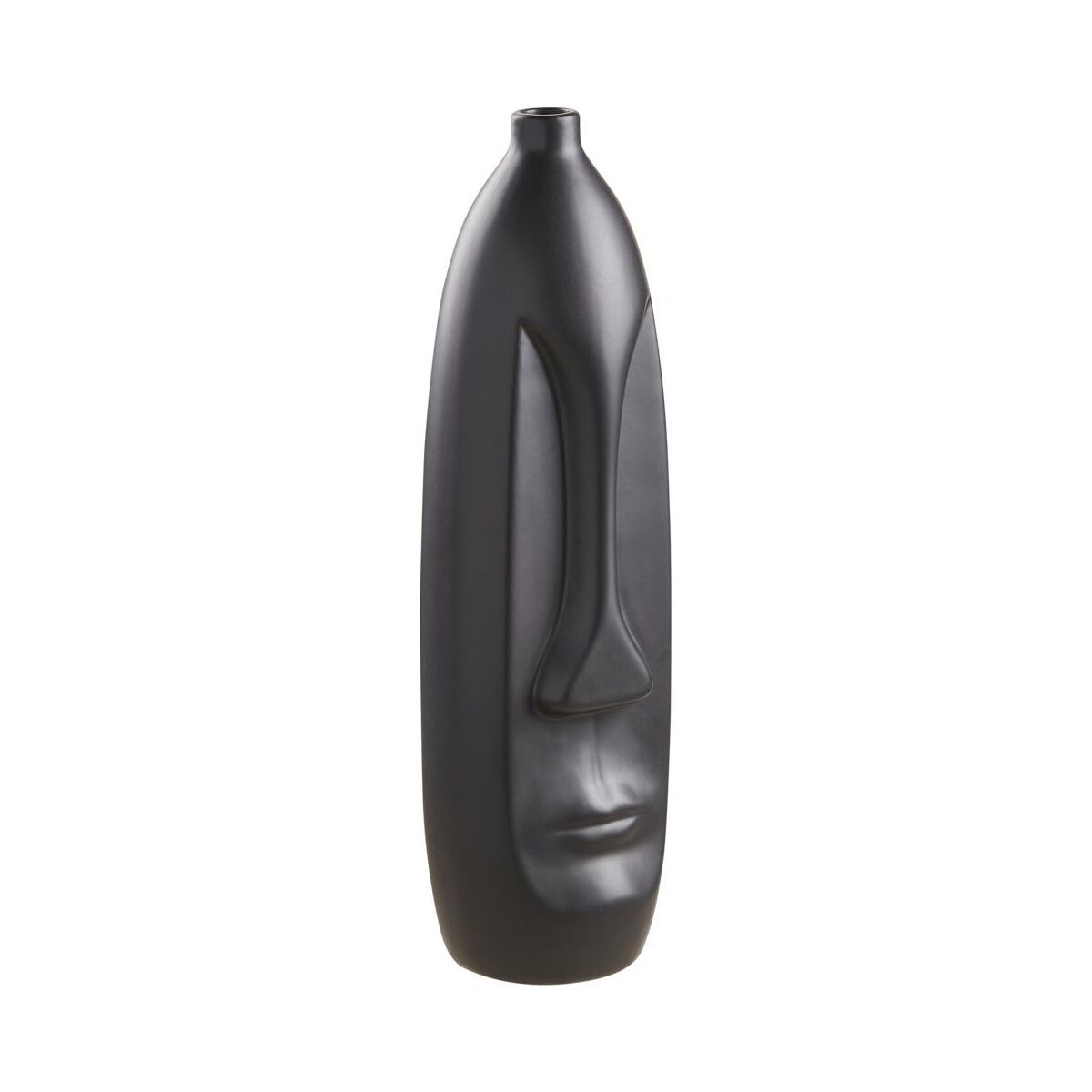 Wazon ceramiczny Face czarny wys. 29 cm