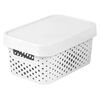 Pojemnik z pokrywą Infinity ażurowy 4.5 l 27 x 19 x 12 cm Curver
