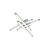 Lampa sufitowa Street srebrna LED Trio