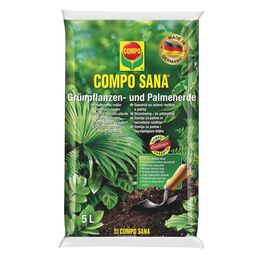 Podłoże do roślin zielonych i palm 5l Compo Sana