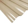 Płyta falista PVC Brązowa 250 x 90 cm