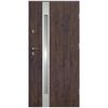 Drzwi wejściowe VERTE II Orzech 80 Prawe OK DOORS TRENDLINE