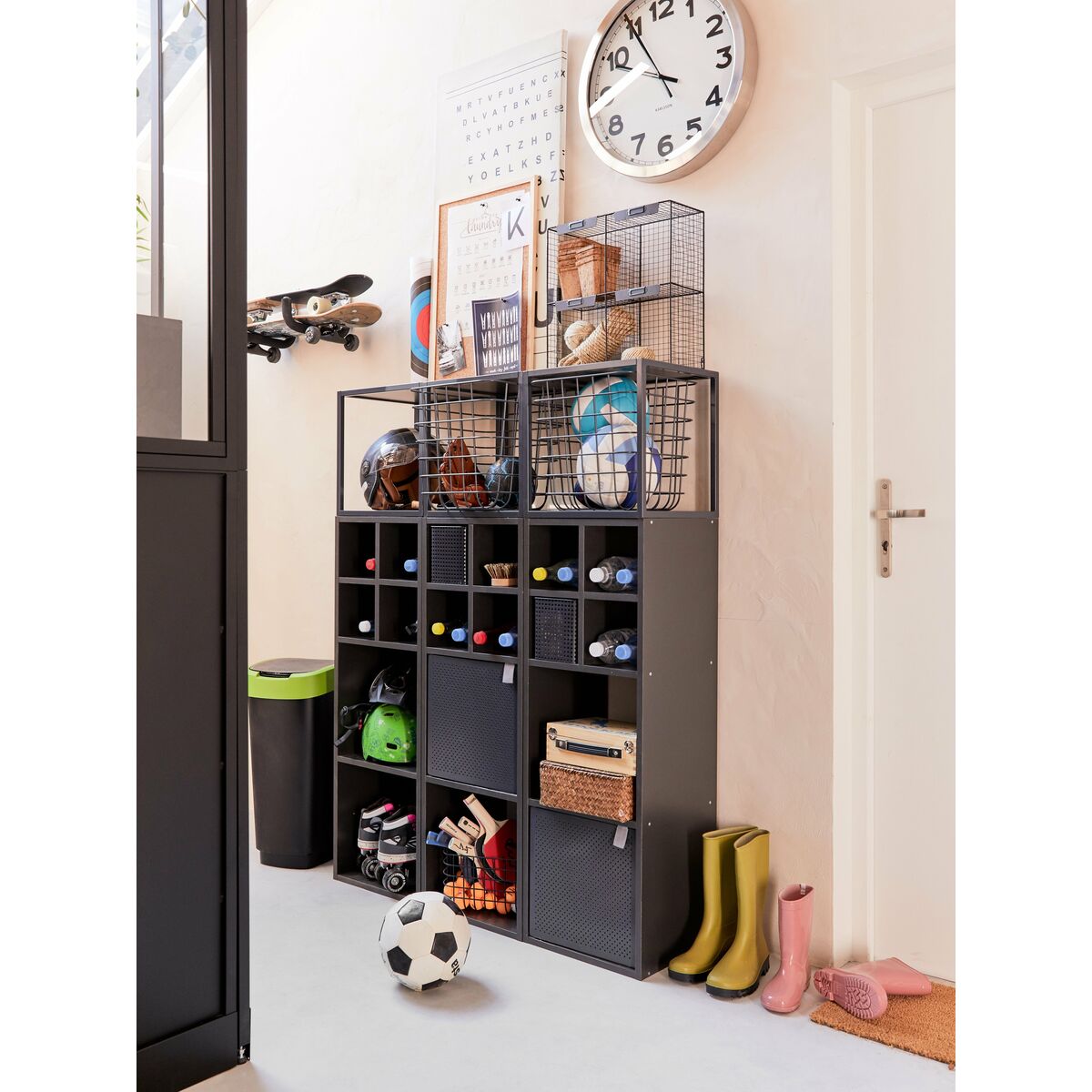 Regał Spaceo Kub 36 x 104.9 x 31 cm grafit Spaceo