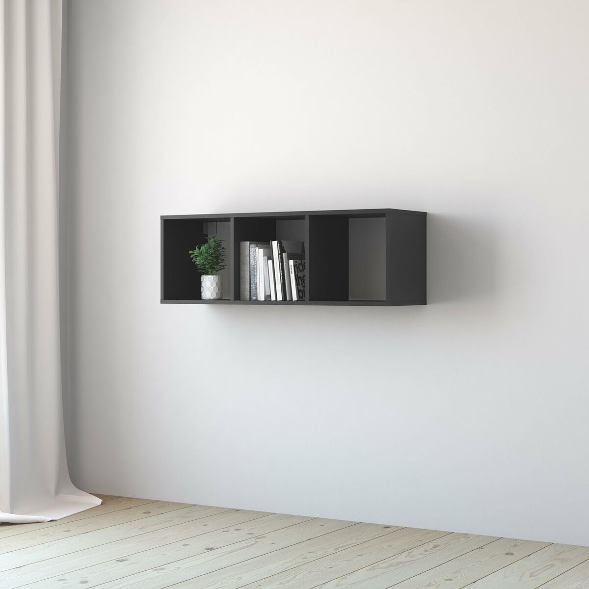 Regał Spaceo Kub 36 x 104.9 x 31 cm grafit Spaceo