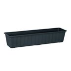 Skrzynka balkonowa 100 x 18 cm plastikowa antracytowa AGRO IS1000 S433 PROSPERPLAST