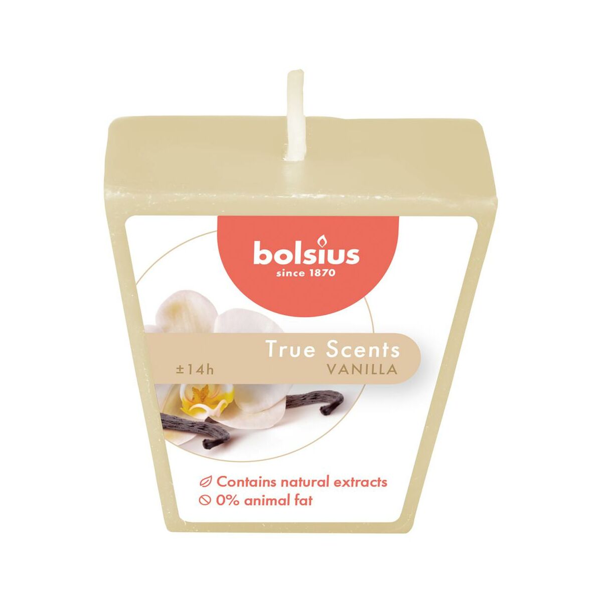 Świeca zapachowa True Scents wanilia Bolsius