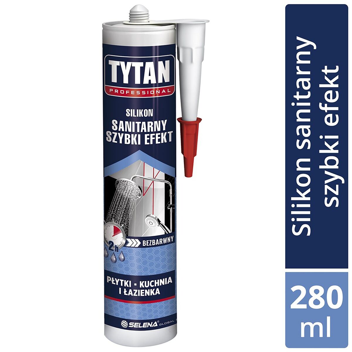 Silikon Sanitarny Szybki Efekt 280 Ml Bezbarwny Tytan - Leroy Merlin